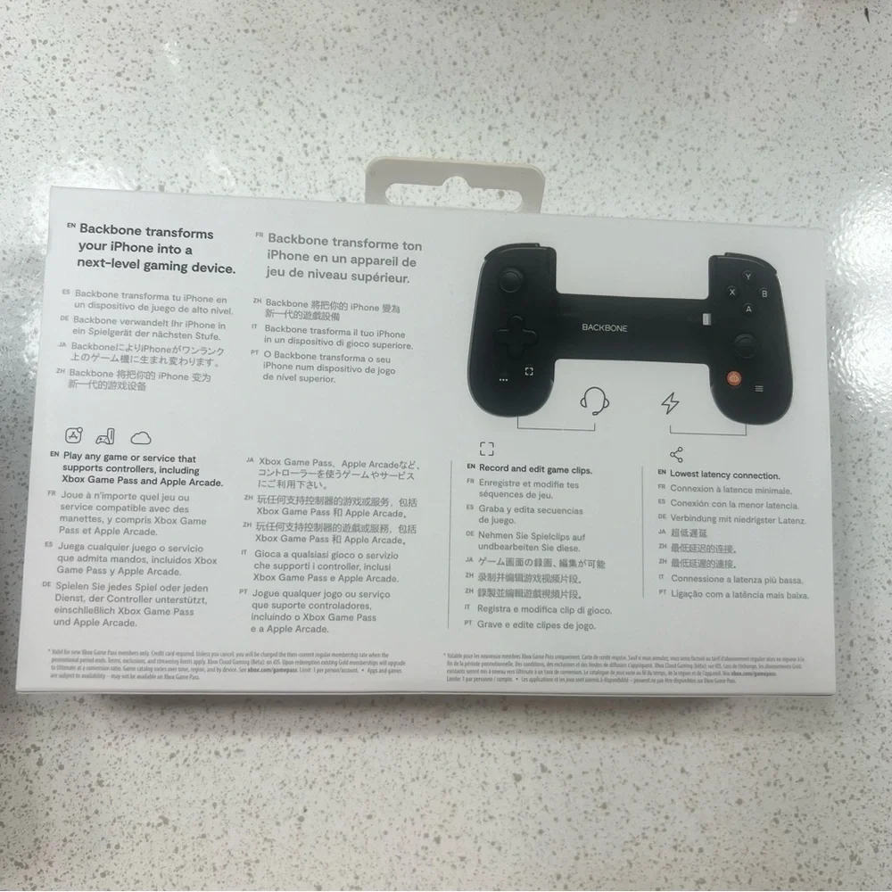 Backbone One Mobile Gaming Controller for iPhone - Black